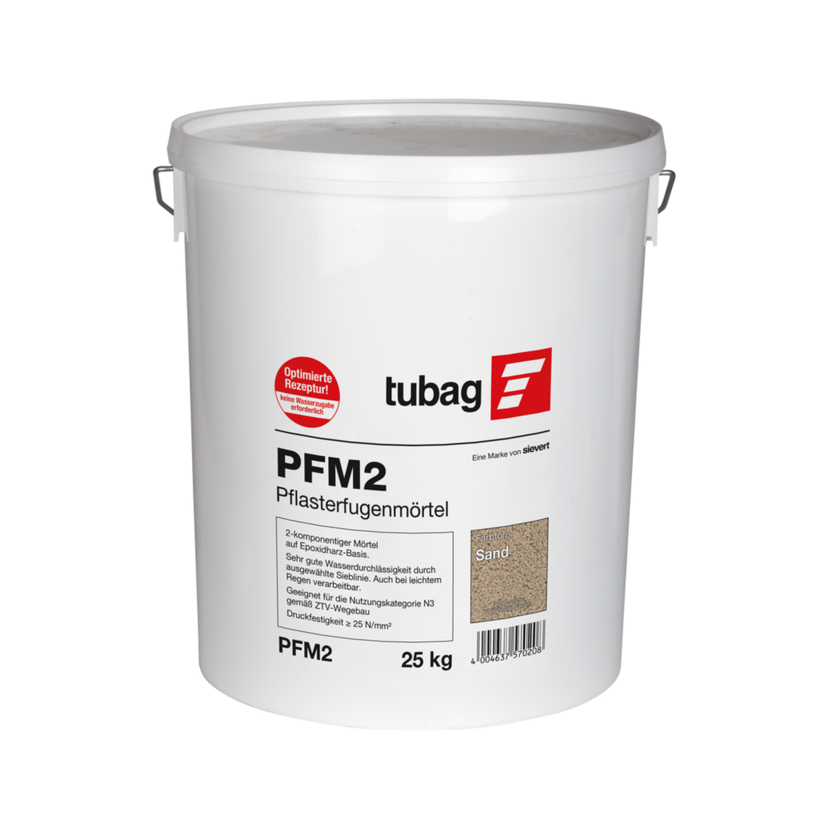 Drainage two-component epoxy resin jointing compound for paving (heavy vehicles) – Tubag PFM 2 – Minéral Pierre Naturelle