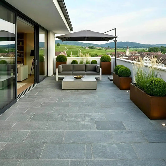 Dallage en QUARTZITE ADRIATICO Minéral pierre naturelle