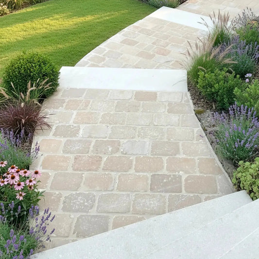 Pflaster Kalkstein ALMENDRA BEIGE Minéral Naturstein