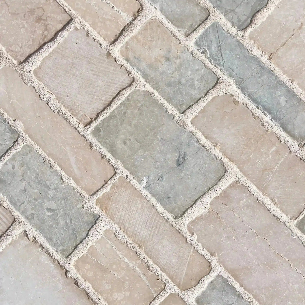 Pavé en pierre calcaire ALMENDRA VIEILLE VILLE Minéral pierre naturelle