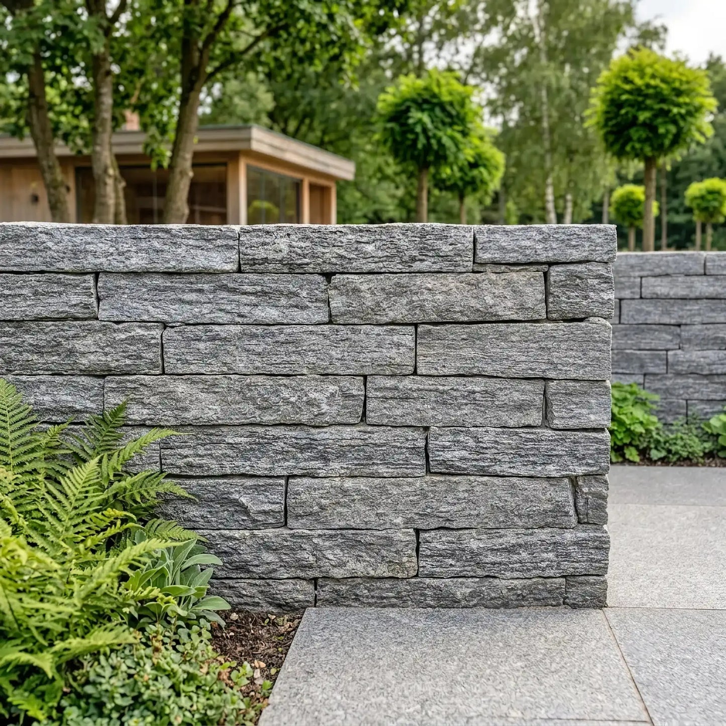 Mauersteine Gneiss ALPINA WHITE - Kleines format
