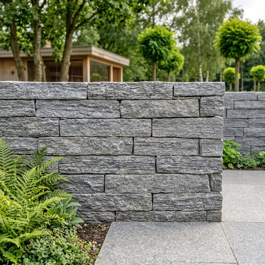 Mauersteine Gneiss ALPINA WHITE - Kleines format