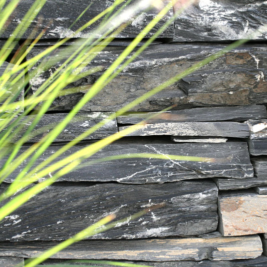 Trockenmauersteine  SCHIEFER AZUL BLACK SLATE