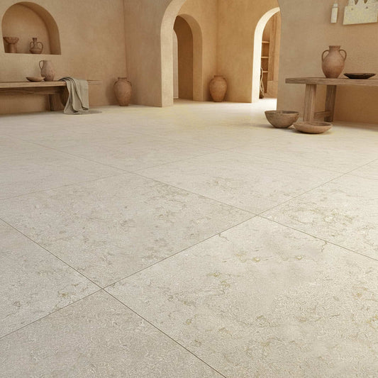 Bodenplatte Kalkstein BEIGE ROYAL Minéral Naturstein