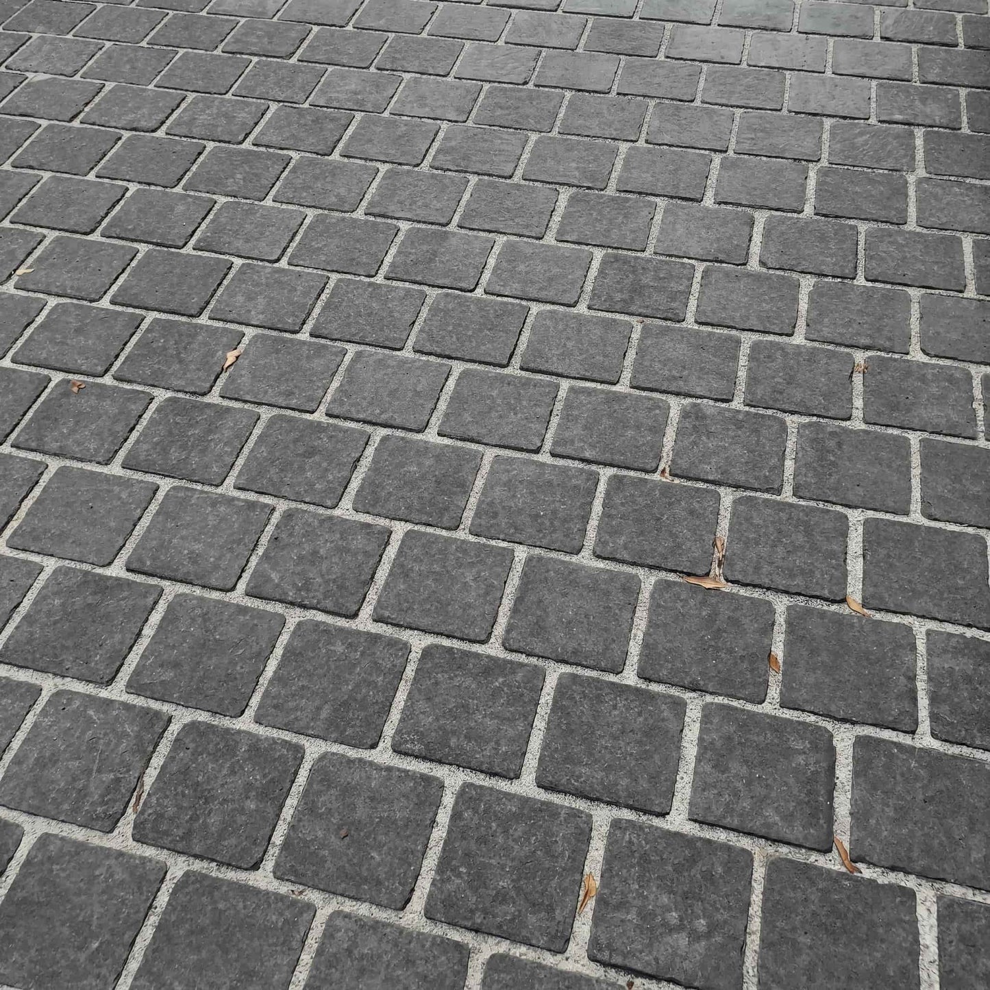 Pavé en BASALTE SUPER BLACK flammé Minéral pierre naturelle