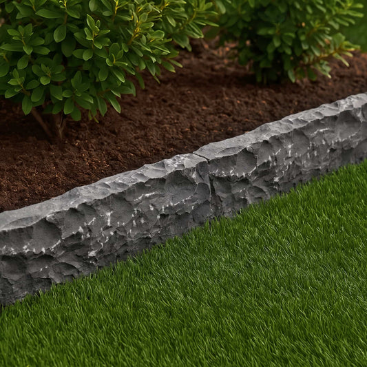 Bordure en BASALTE SUPER BLACK naturelle Minéral pierre naturelle