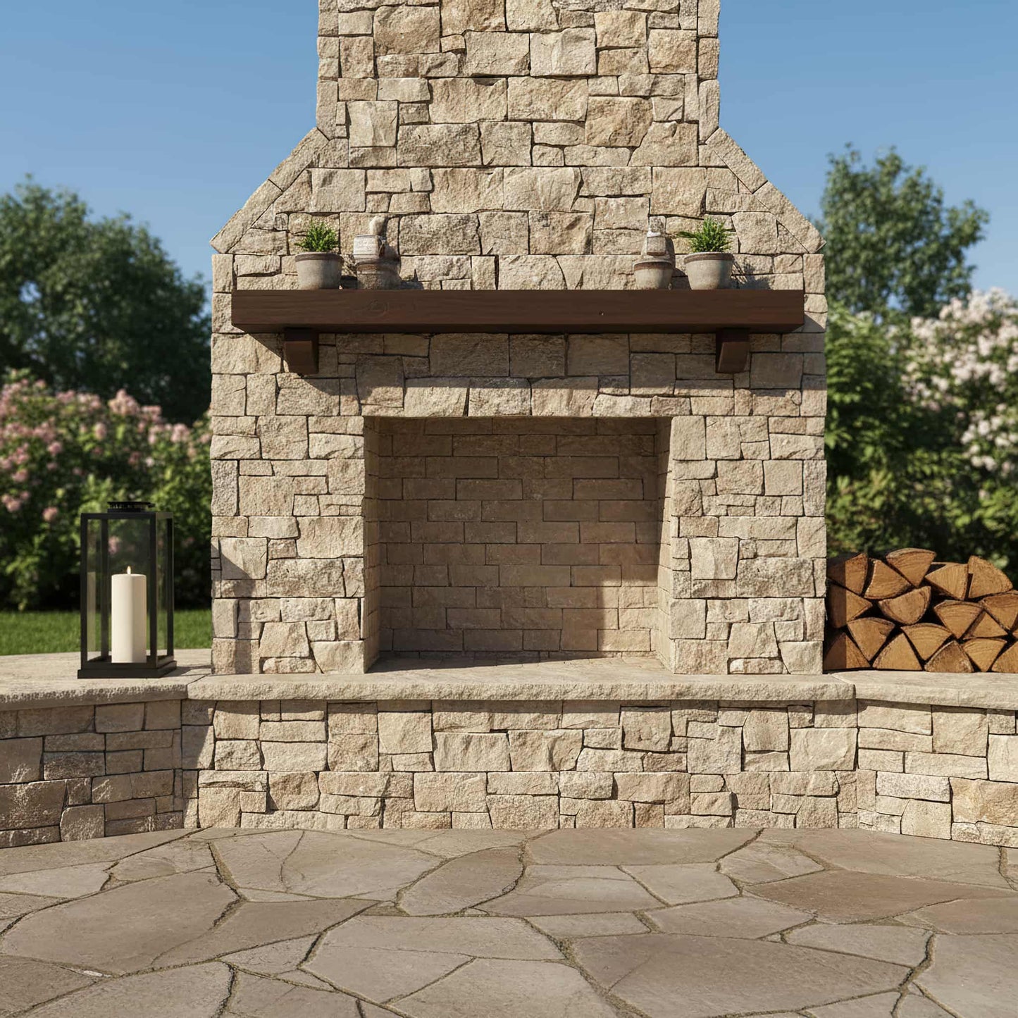 Verblendstein ROCKLINE Kalkstein BEIGE - Préassemblé Minéral Naturstein