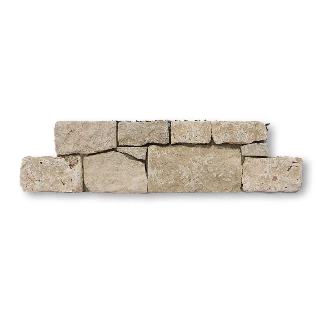 Verblendstein ROCKLINE Kalkstein BEIGE - Préassemblé Minéral Naturstein