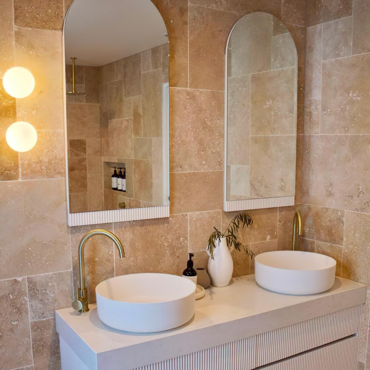 Bodenplatte TRAVERTIN RUSTIC MIX