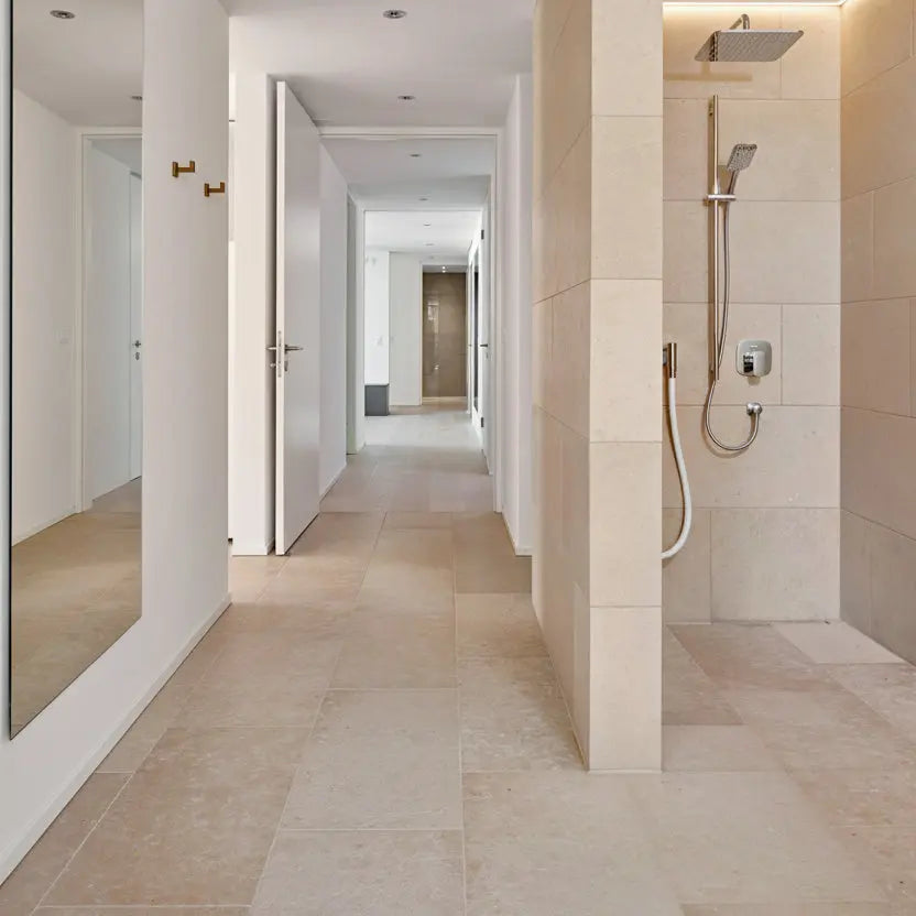 Bodenplatte Kalkstein Bourgogne MASSANGIS MIX