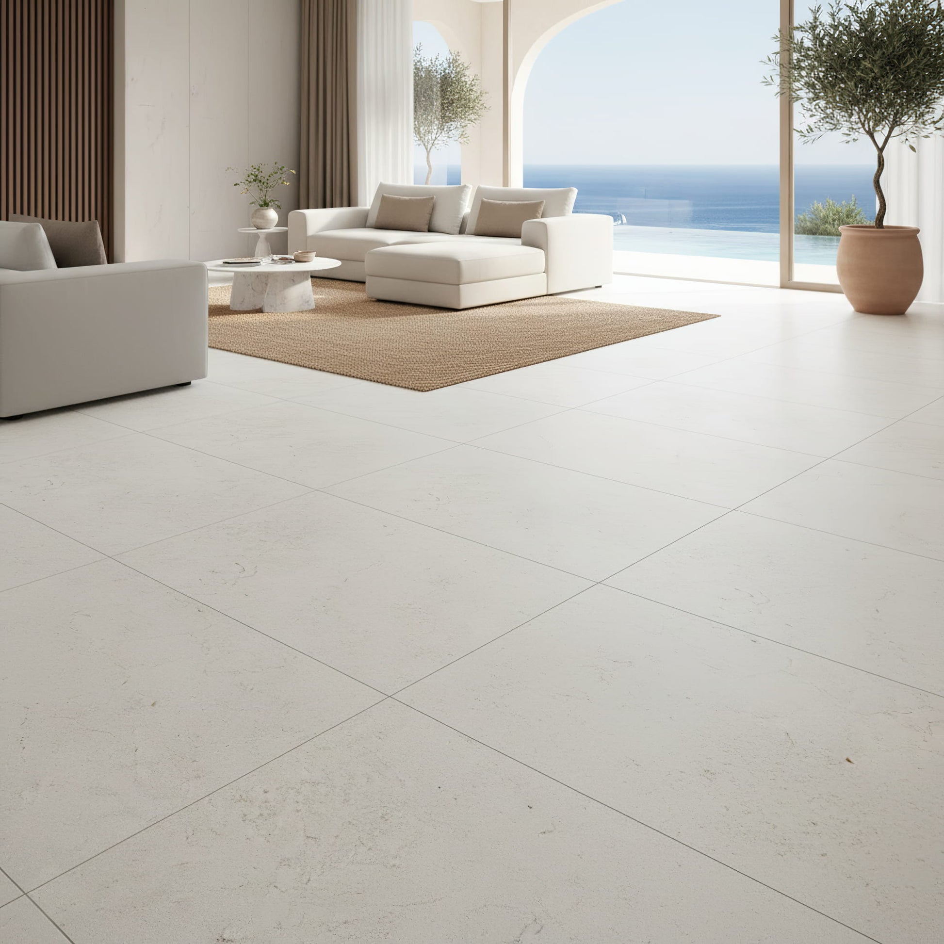 Dallage en marbre DUNE - Sablé brossé Minéral pierre naturelle