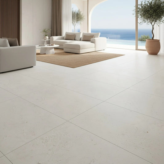 Dallage en marbre DUNE - Sablé brossé Minéral pierre naturelle