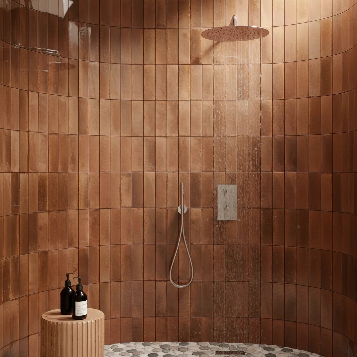 Carrelage effet zellige COTTO Brillant Minéral pierre naturelle