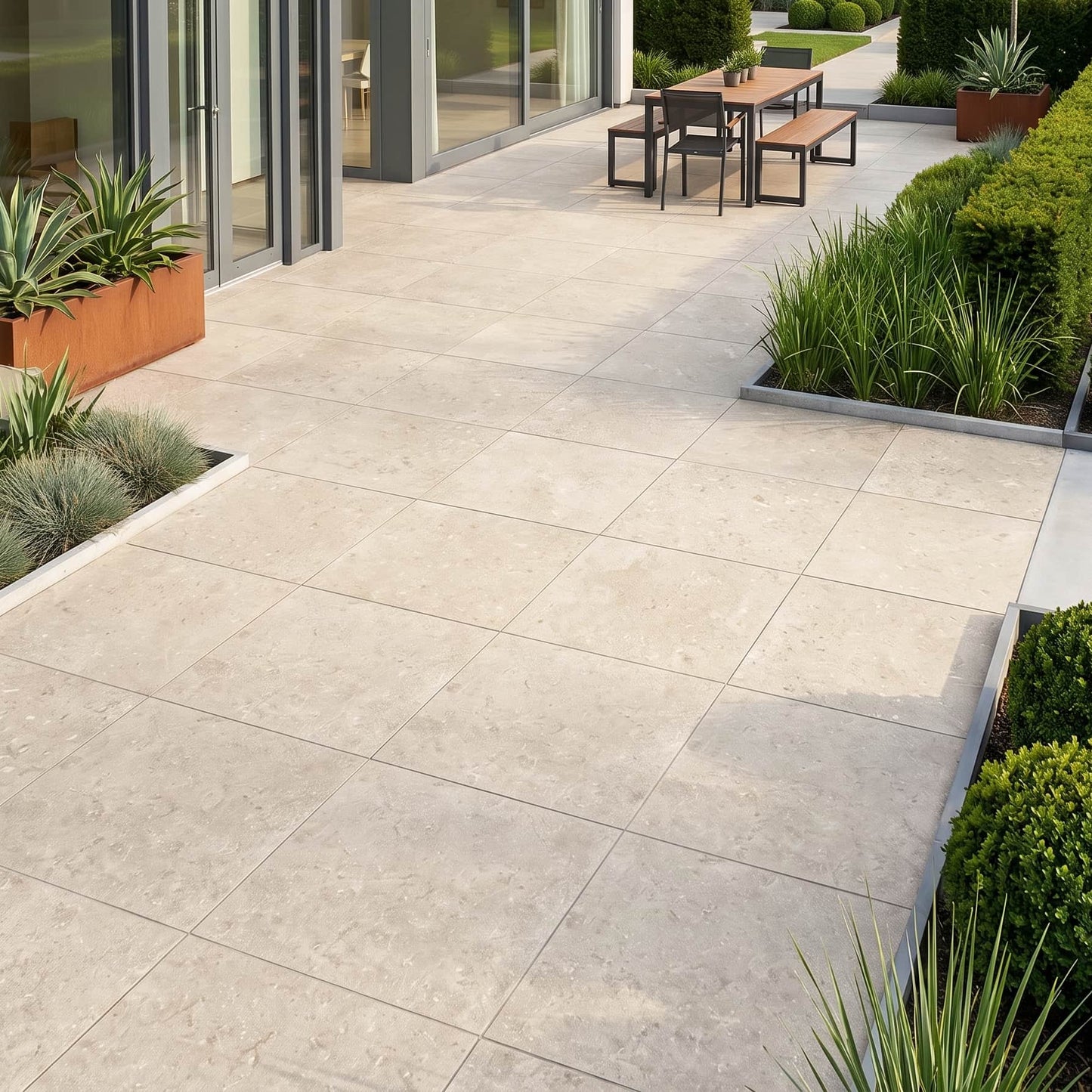 Carrelage extérieur effet pierre DESERT STONE - 2 cm Minéral pierre naturelle