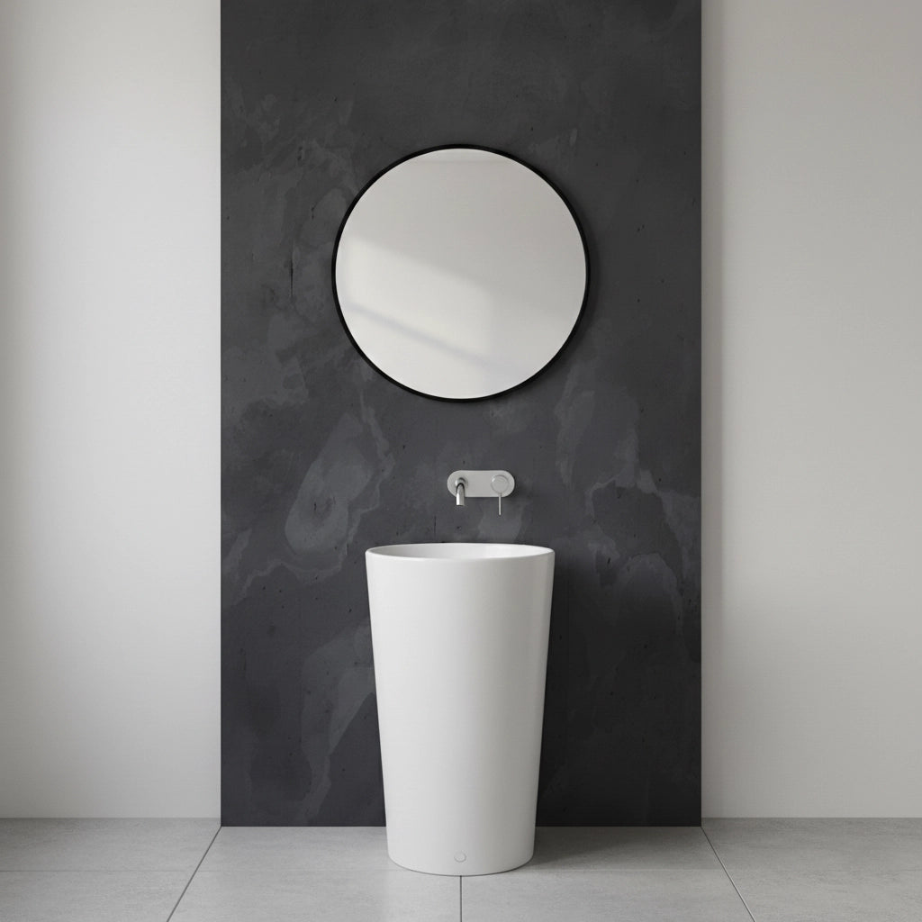 Feuille de pierre naturelle BLACK LINE Minéral pierre naturelle