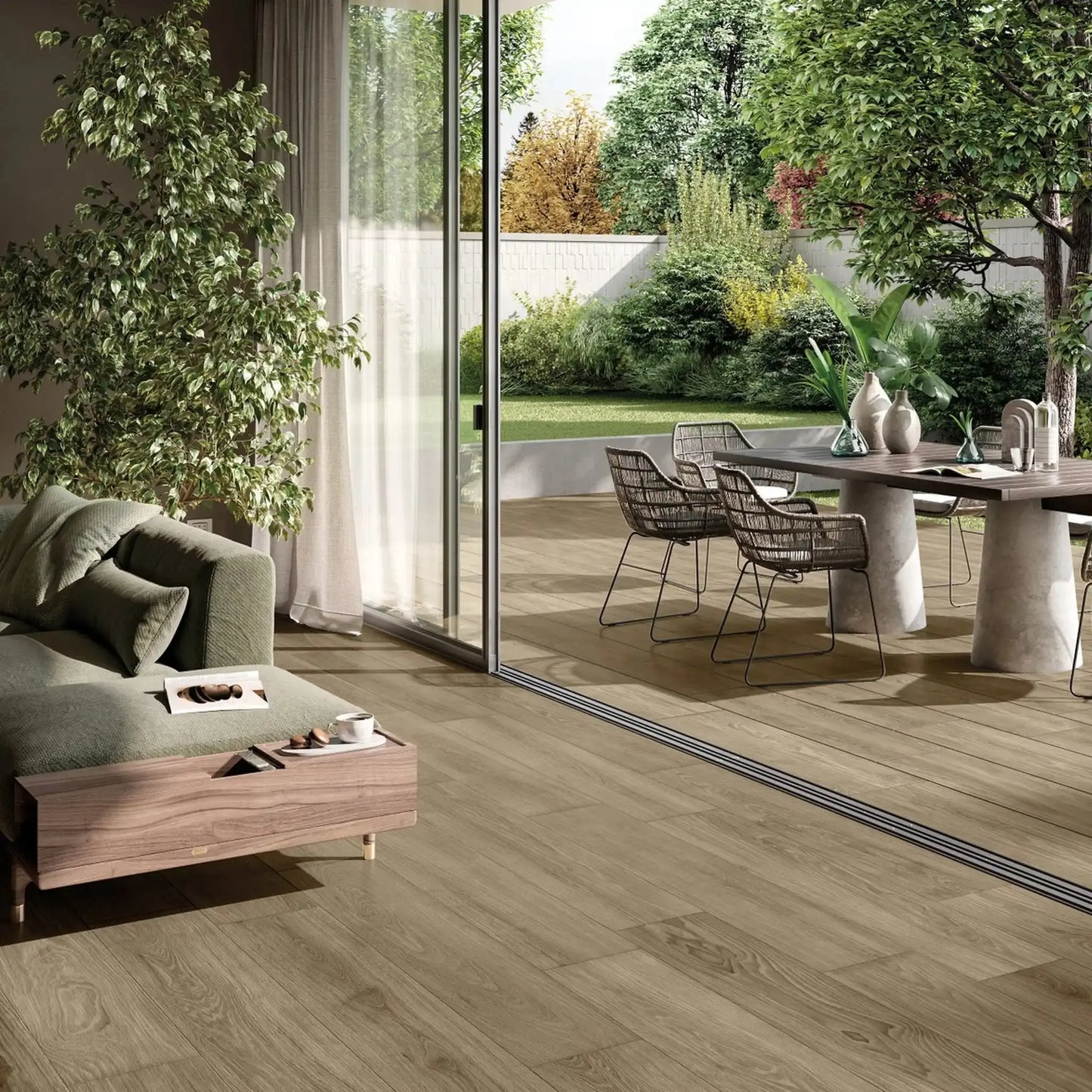 Carrelage effet bois CEDRO - 120 x 20 cm