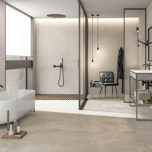 LAND SAND Fliesen in Steinoptik – 120 x 60 cm