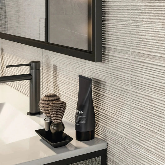 Carrelage effet pierre LAND SAND DECOR - 120 x 60 cm Minéral pierre naturelle