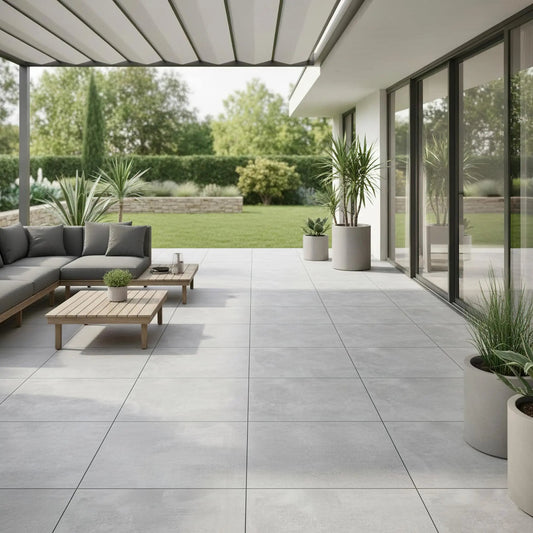 Feinsteinzeug mit Betoneffekt WORK CEMENTO