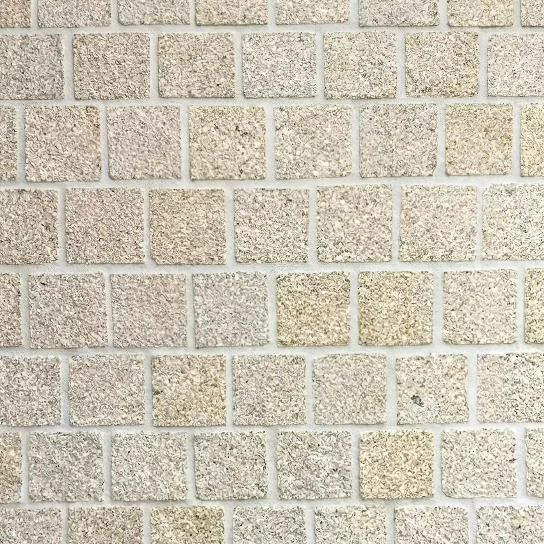 Pavé en granit JAUNE SAVANE bouchardé Minéral pierre naturelle
