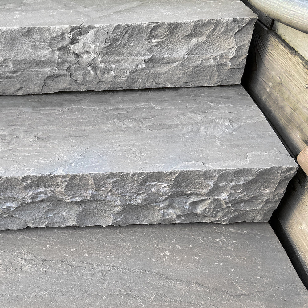 Blockstufe Quartzsandstein KANDLA GRAU