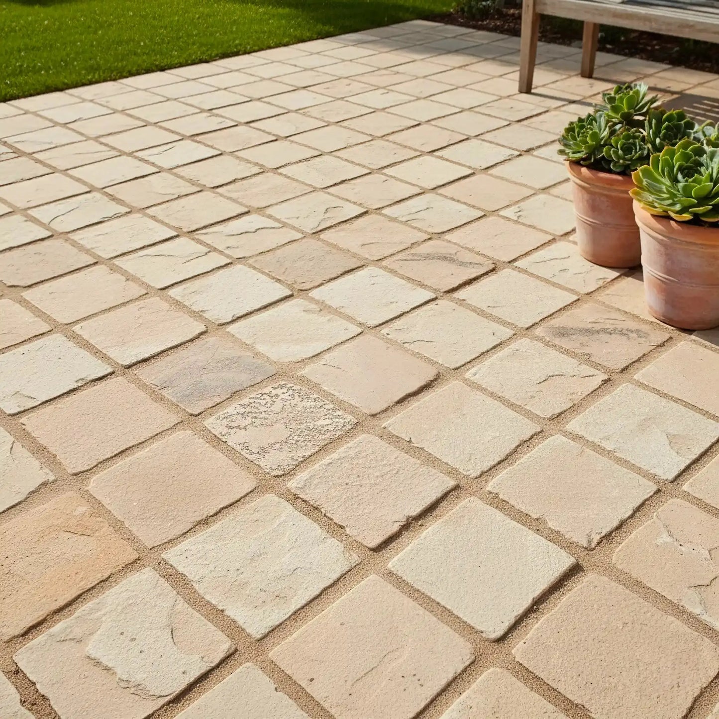 Pflaster Sandstein KANDLA BEIGE Minéral Naturstein