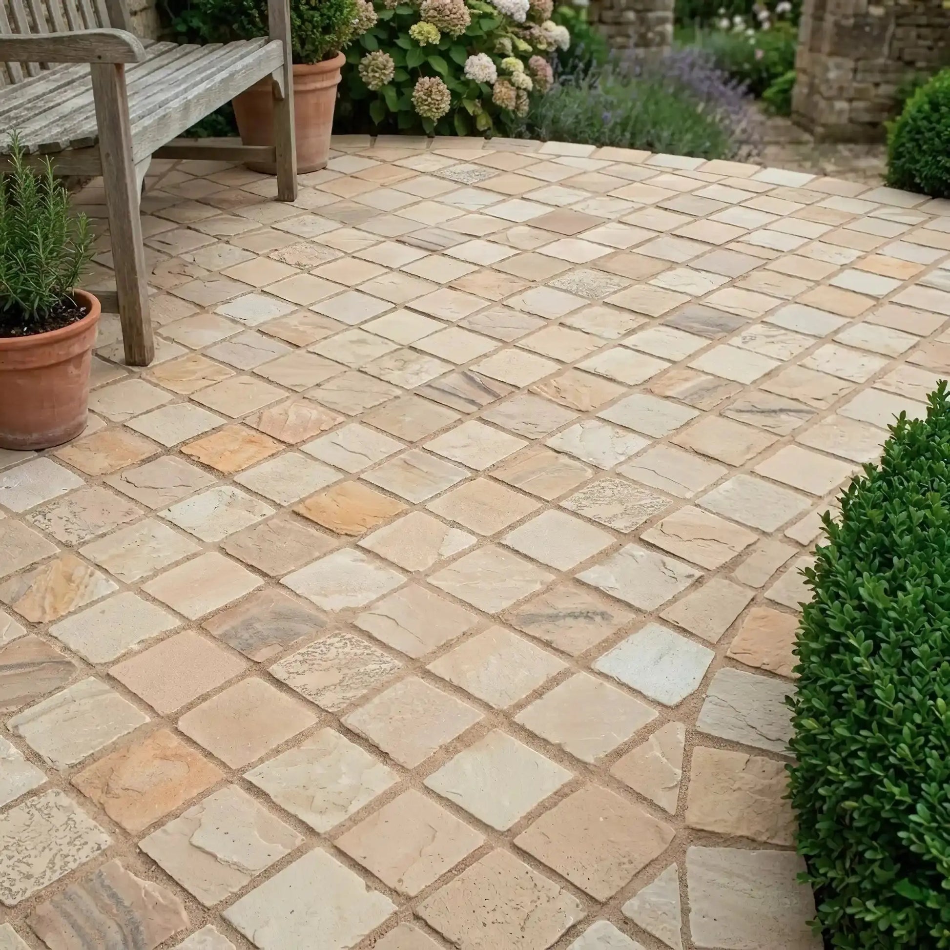 Pflaster Sandstein KANDLA BEIGE Minéral Naturstein