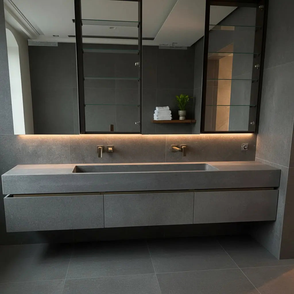 Calcaire KIRCHHEIMER MUSCHERKALK adouci Minéral pierre naturelle