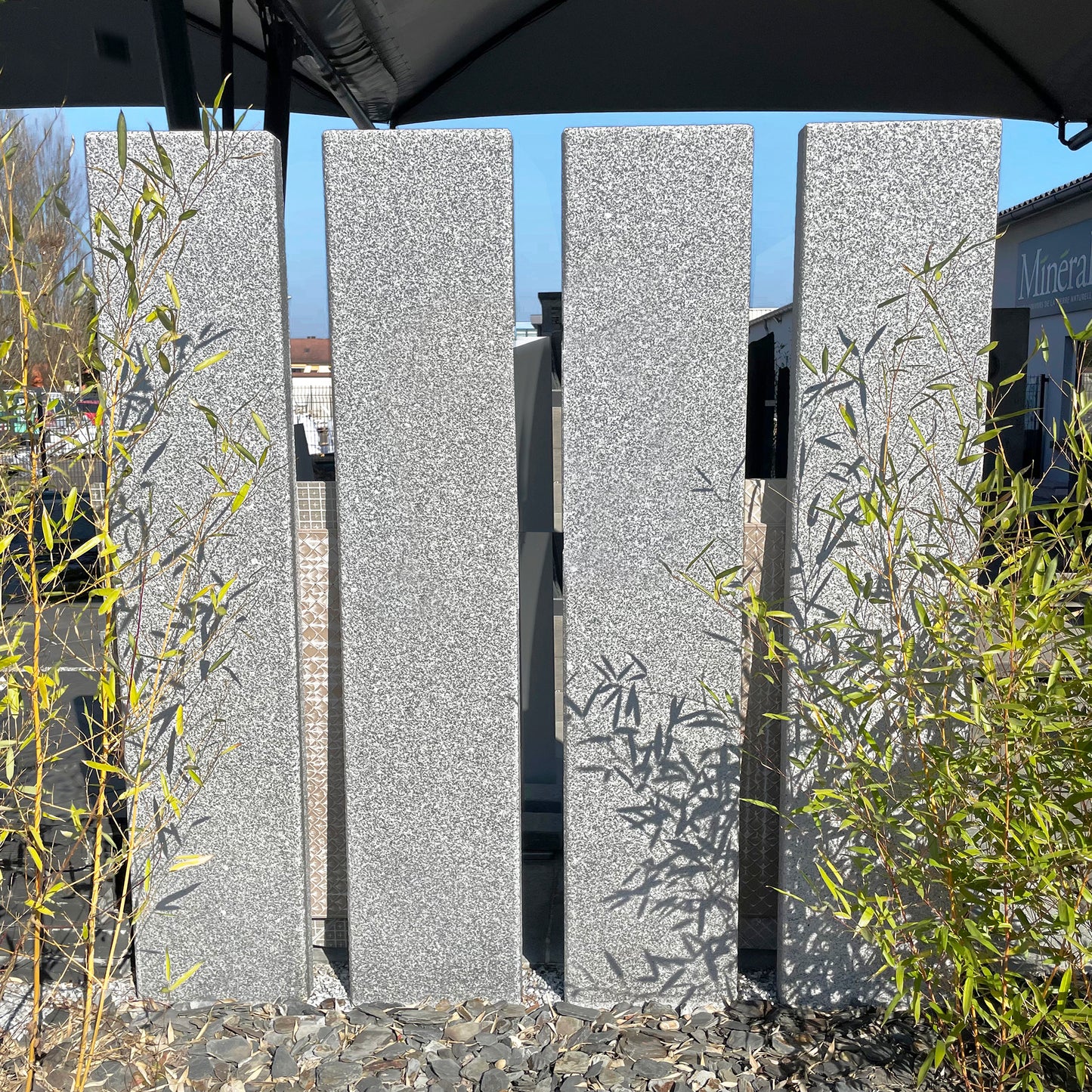 Sichtschutz Granit KURU DARK