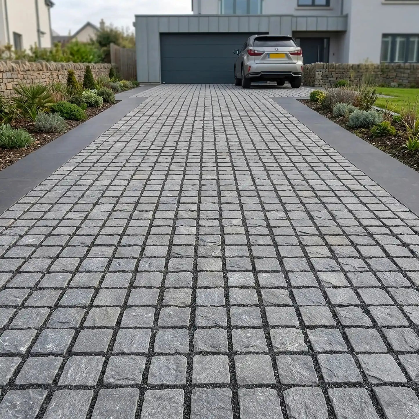 Pavé en granit KURU DARK naturel Minéral pierre naturelle