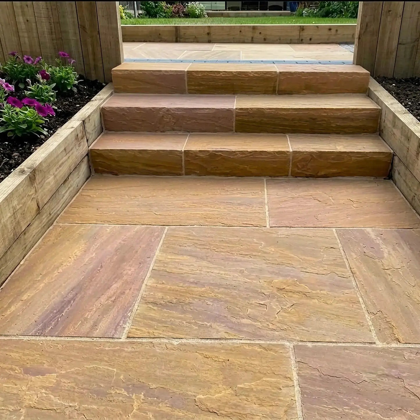 Blockstufe Sandstein DORATO Minéral Naturstein