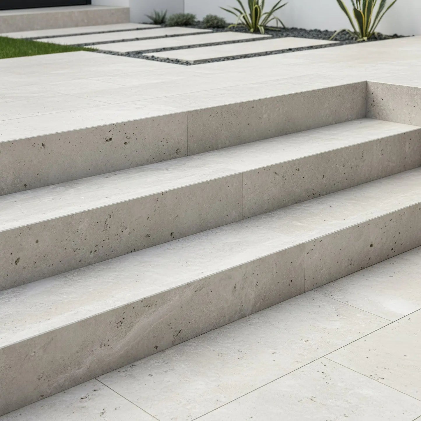 Marche bloc en TRAVERTIN PHILLY adouci Minéral pierre naturelle