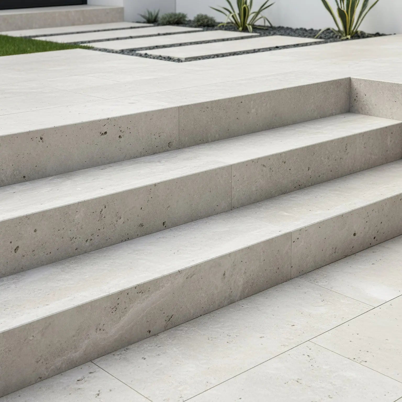 Marche bloc en TRAVERTIN PHILLY adouci Minéral pierre naturelle