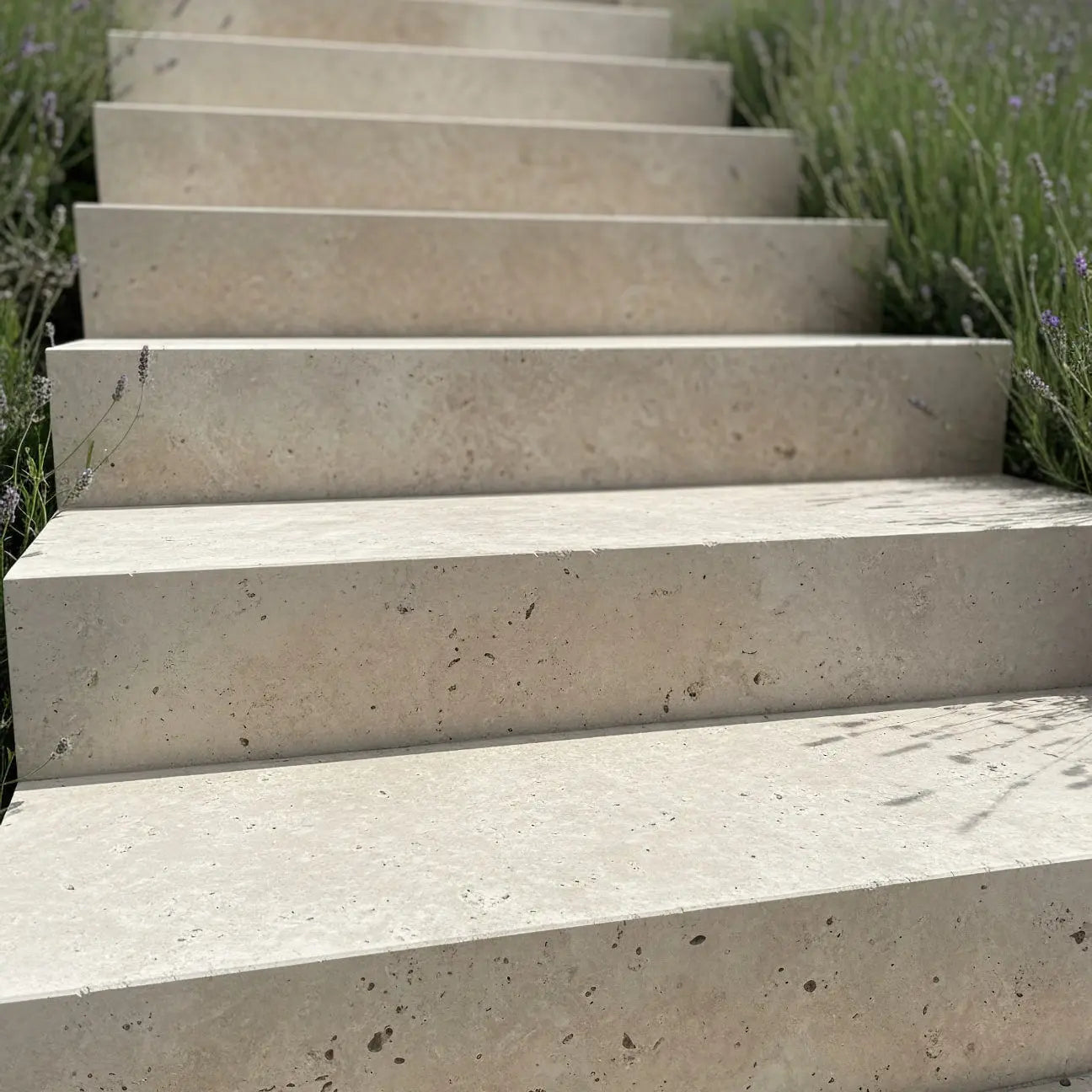 Marche bloc en TRAVERTIN PHILLY adouci Minéral pierre naturelle