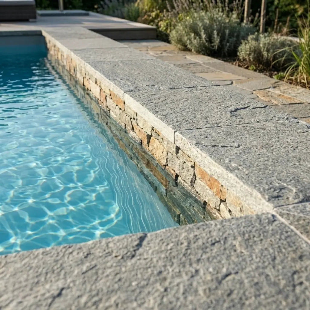 Margelle en quartzite ADRIATICO Minéral pierre naturelle