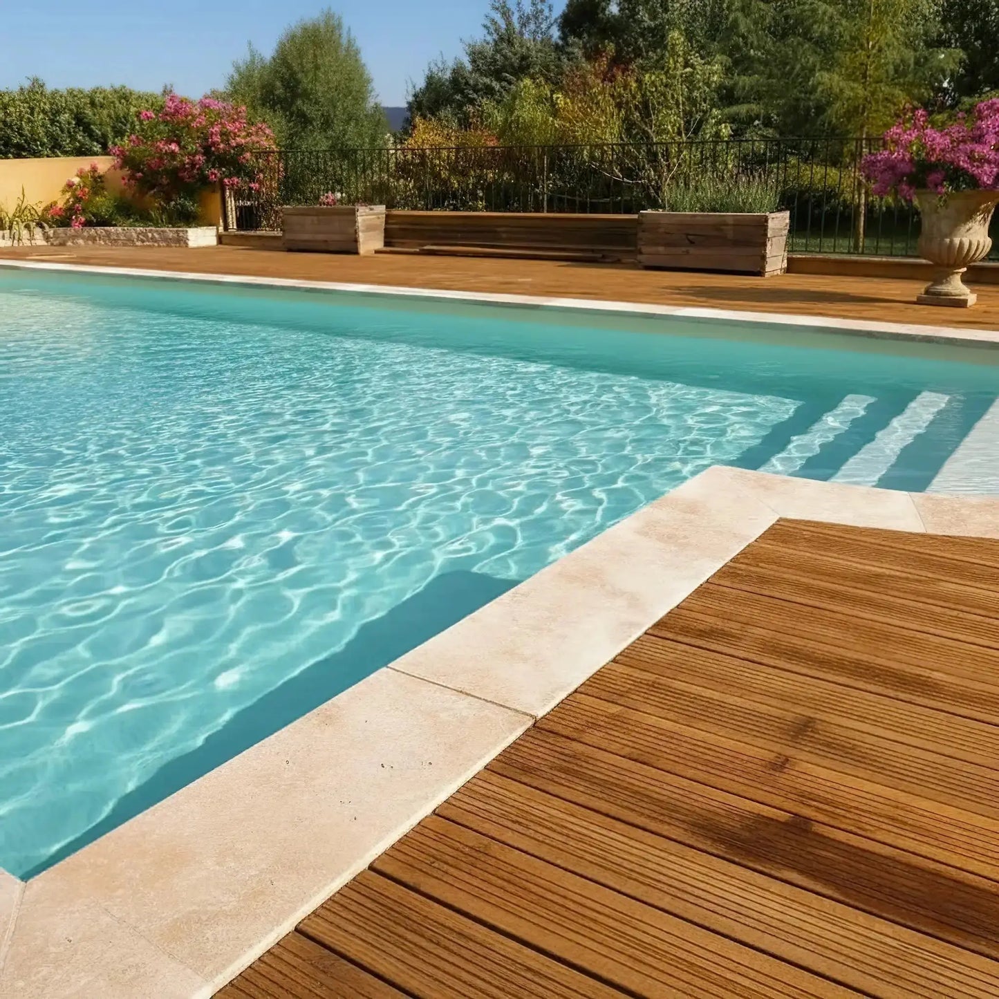 Poolumrandung TRAVERTIN MIX Minéral Naturstein