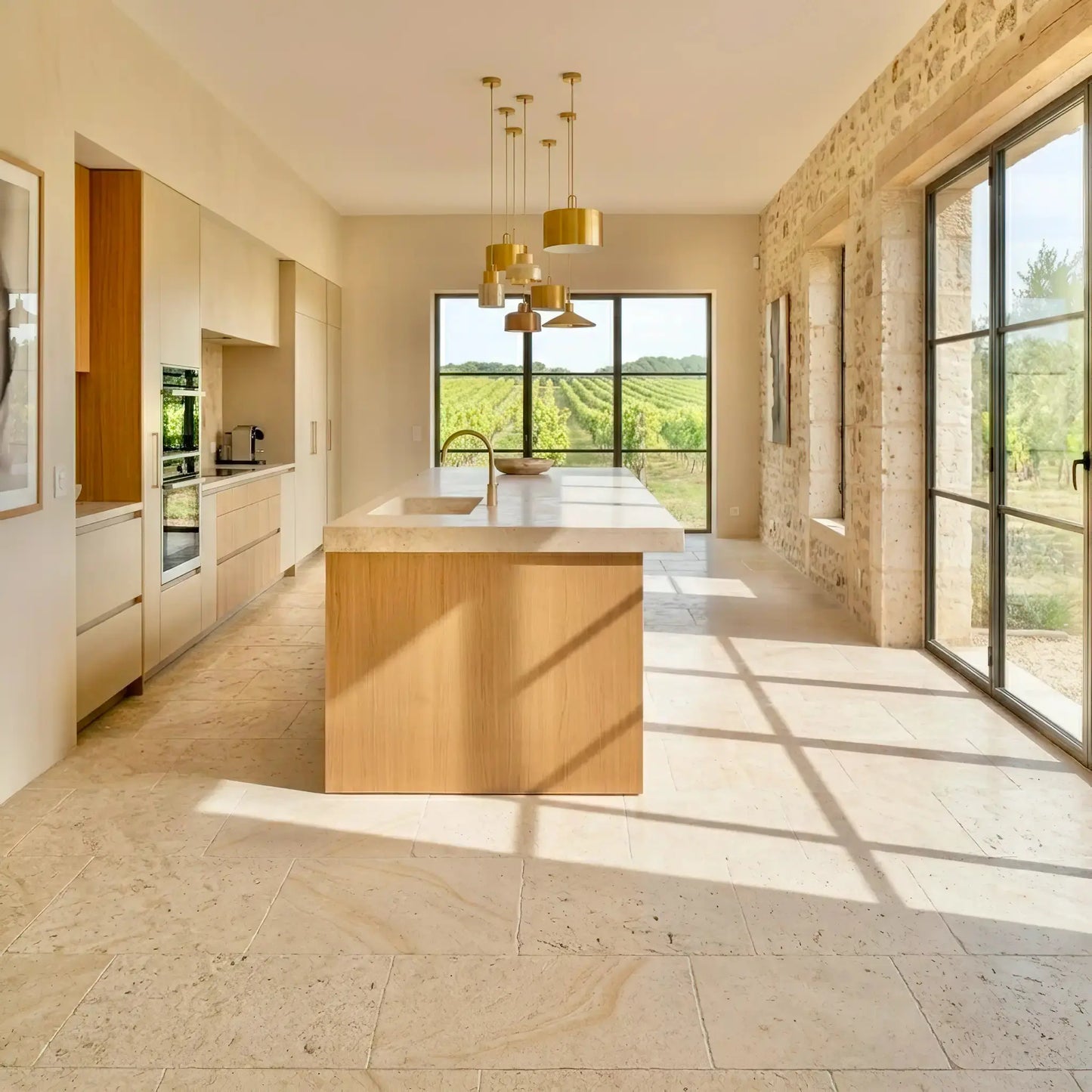Bodenplatte Bourgogne SEMOND BEIGE Minéral Naturstein
