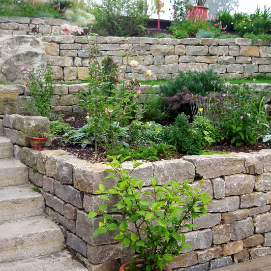 Moellon calibré en pierre calcaire KIRCHHEIMER - Minéral Pierre Naturelle