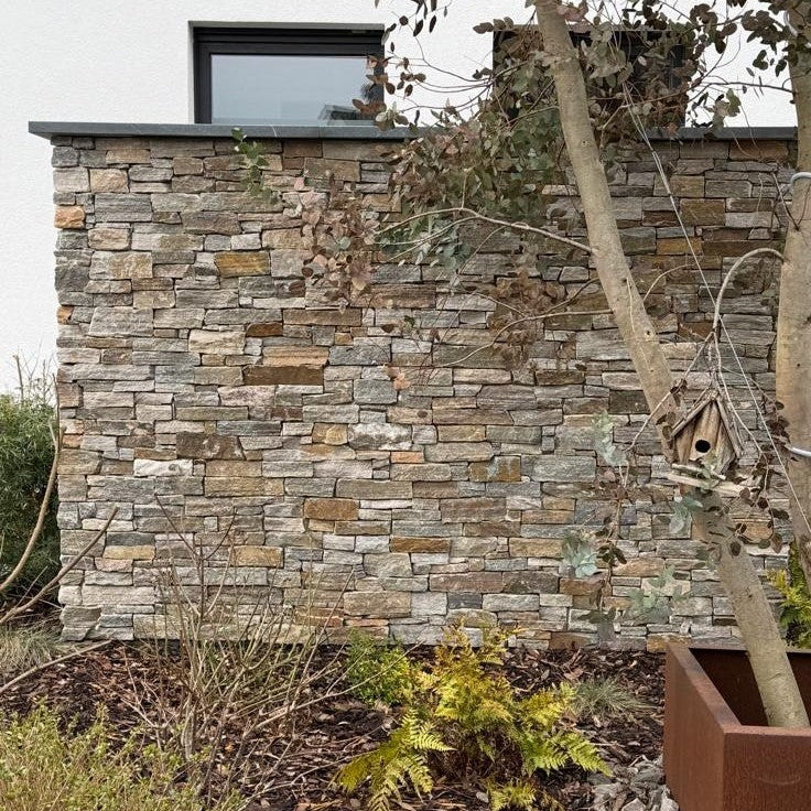 Parement JASPER - Préassemblé + Angles Minéral pierre naturelle