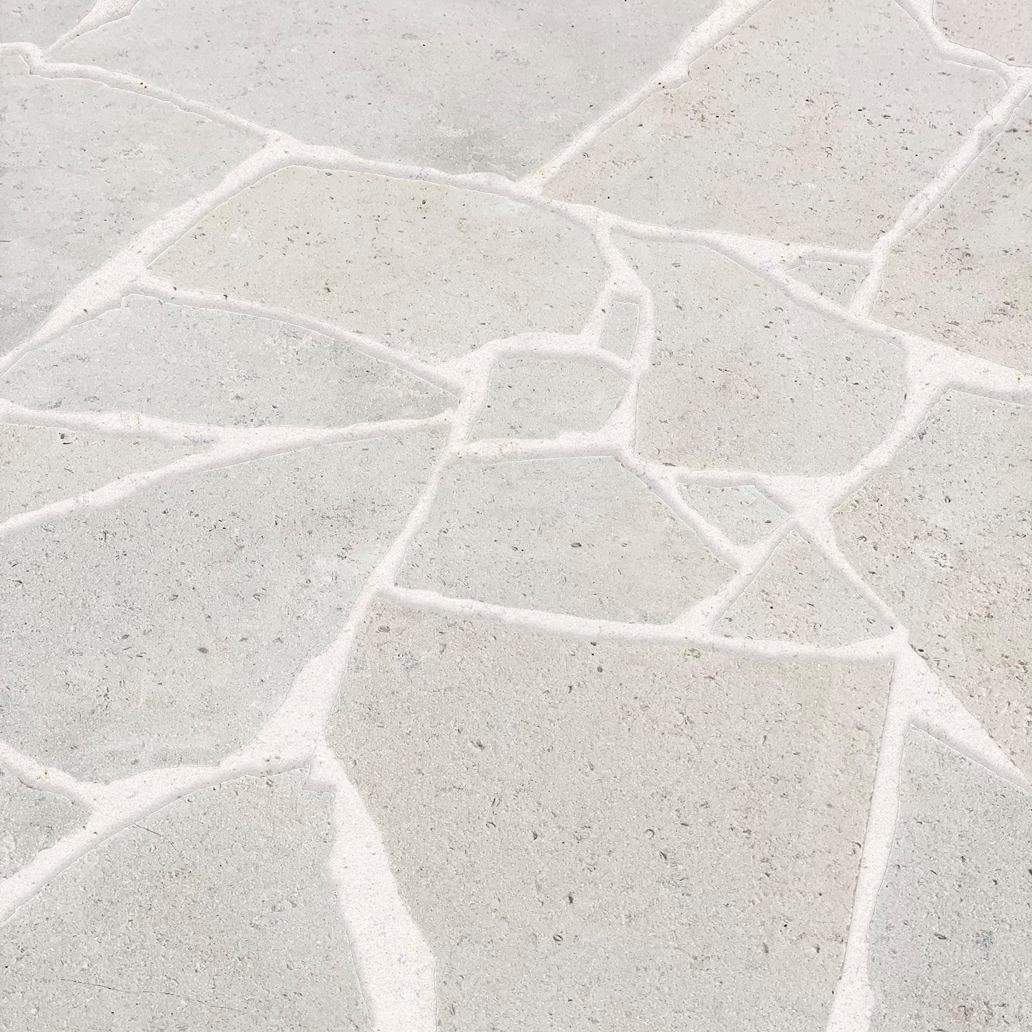 Opus Incertum aus Kalkstein SINAI PEARL, sandgestrahlt und gebürstet