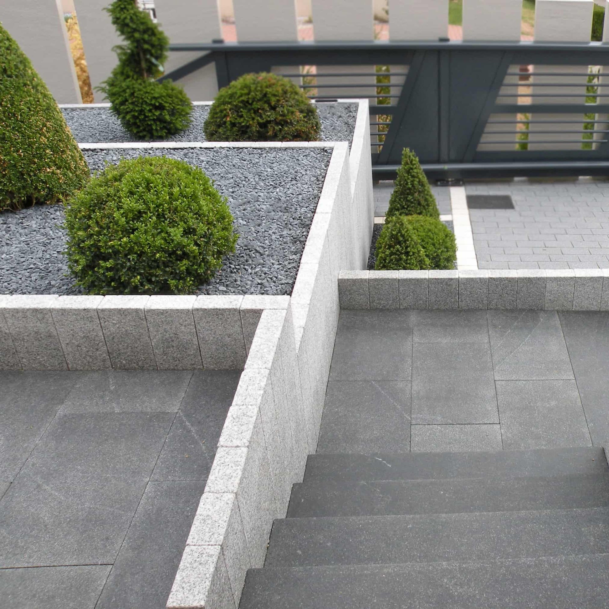 Palissade en granit SILVERSAND Minéral pierre naturelle