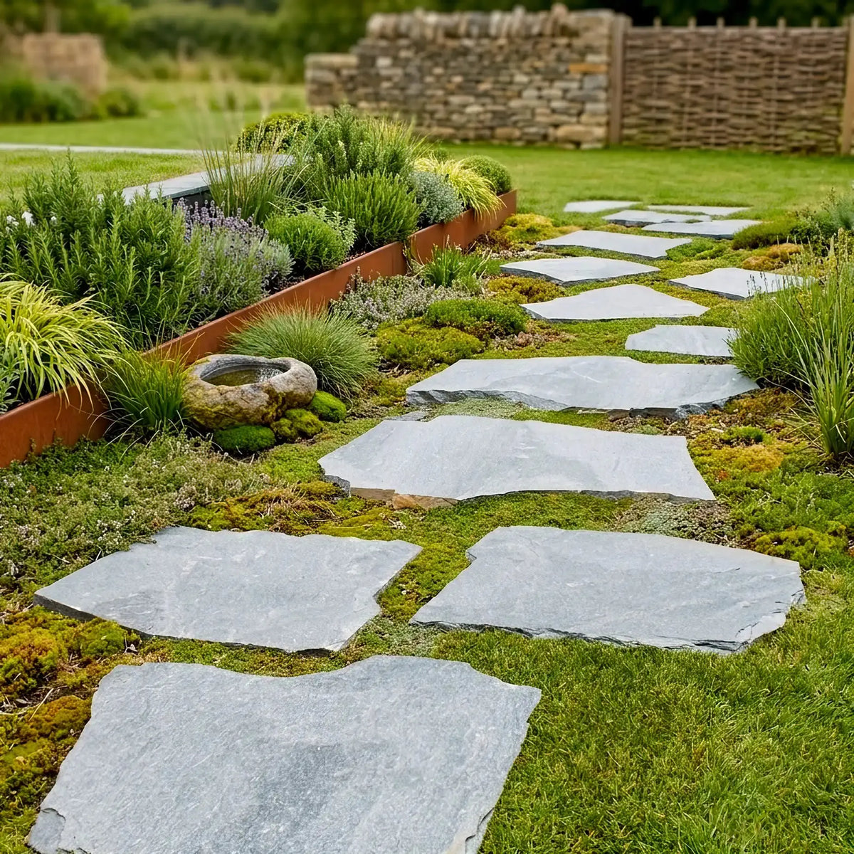 Pas japonais géant en QUARTZITE ADRIATICO Minéral pierre naturelle