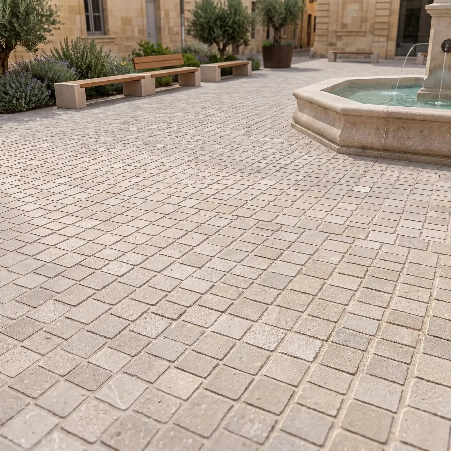 Pavé en pierre d'HAUTEVILLE Minéral pierre naturelle