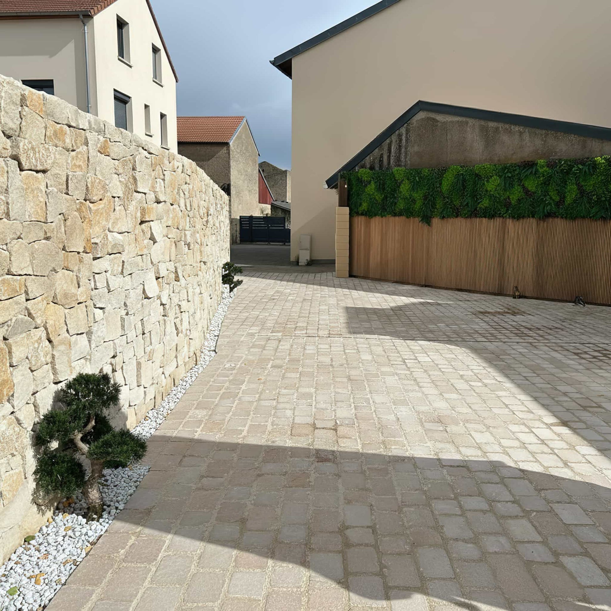 Pavé en pierre calcaire ALMENDRA Minéral pierre naturelle