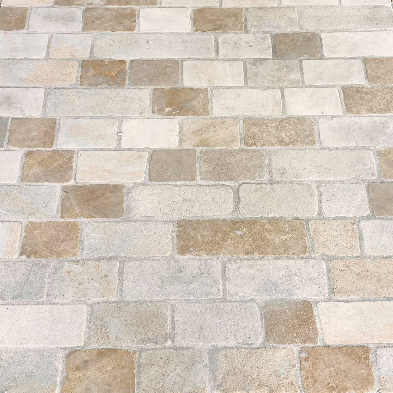Dallage / Pavé en pierre calcaire ANTICA Minéral pierre naturelle