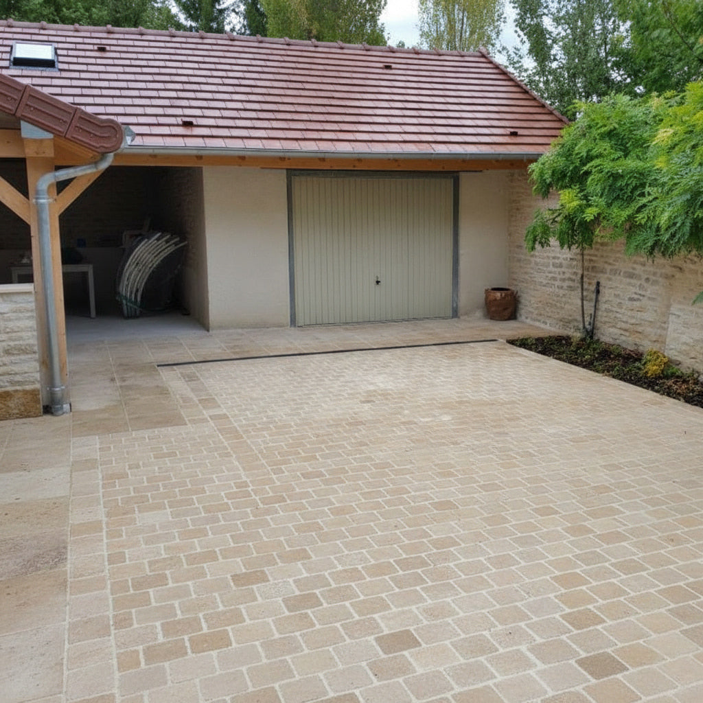 Dallage / Pavé en pierre calcaire ANTICA Minéral pierre naturelle