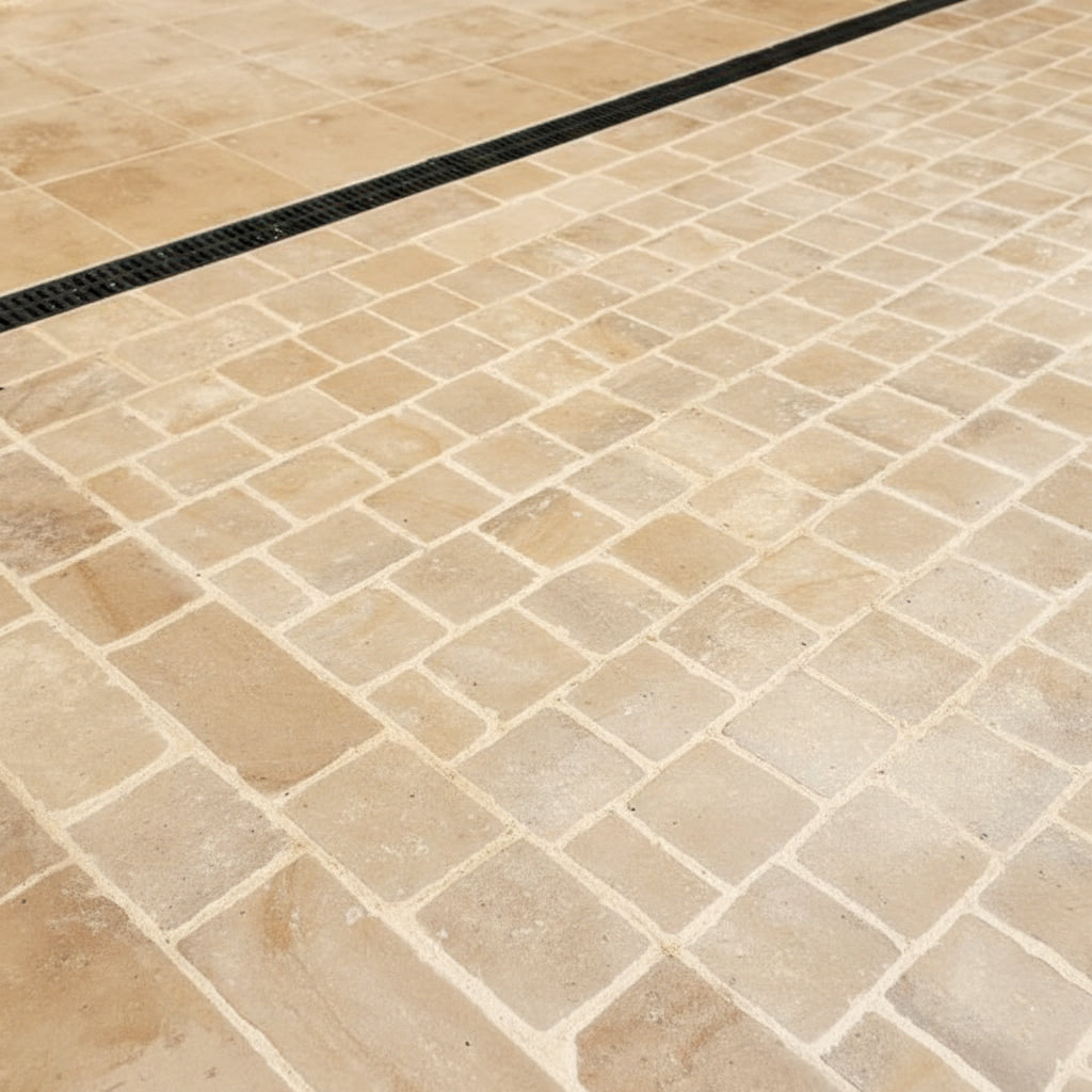 Dallage / Pavé en pierre calcaire ANTICA Minéral pierre naturelle
