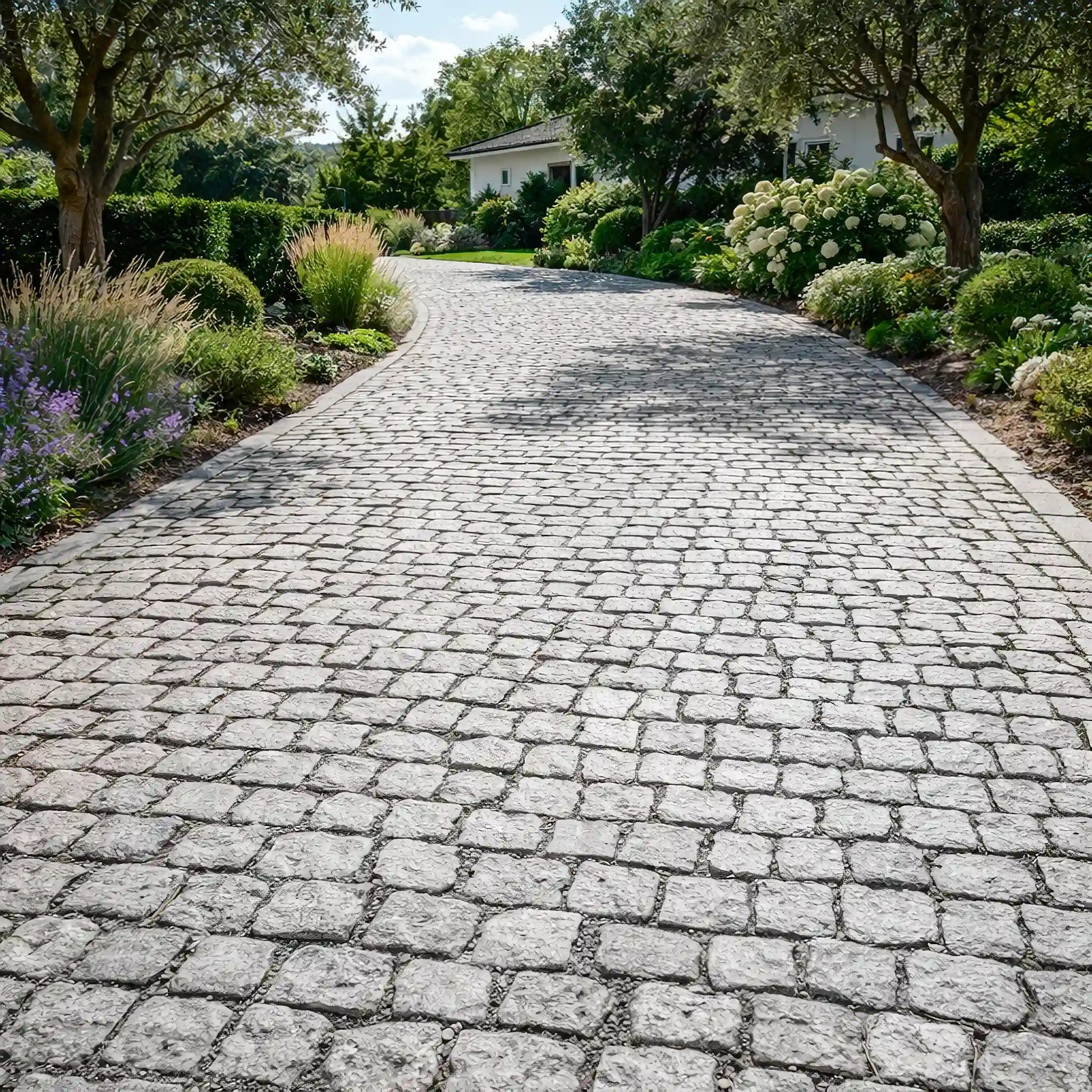 Pavé en granit SILVERSAND Minéral pierre naturelle