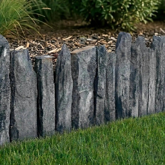 Dekorativer Pfosten aus Schiefer BLACK SLATE AZUL – Minéral Naturstein