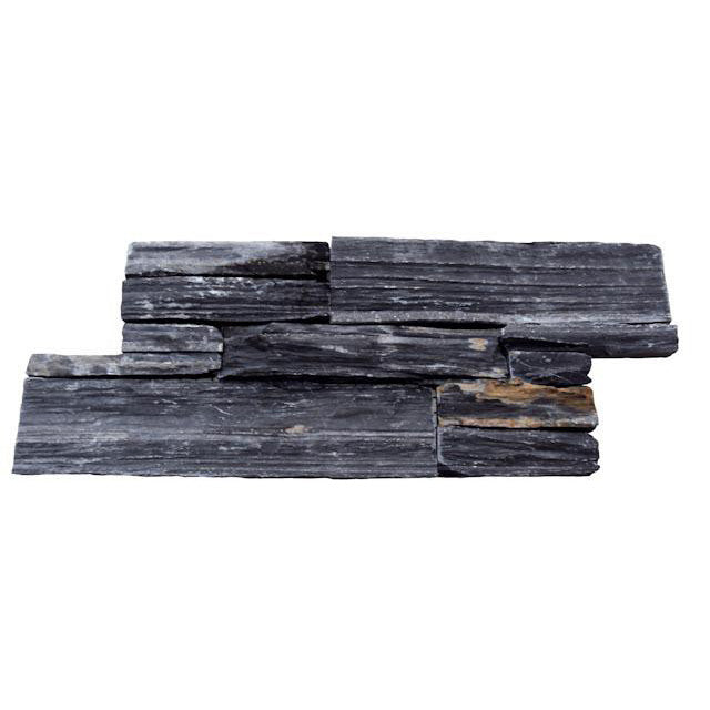 Parement en ARDOISE - Préassemblé + Angles Minéral pierre naturelle